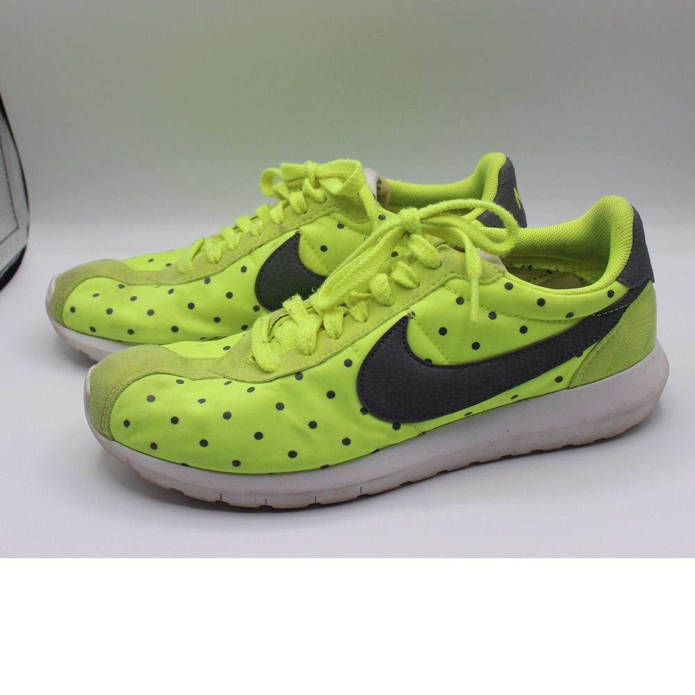 Nike Roshe One NM QS Volt Polka Dot Neon Yellow Womens 8.5 810861-701 2015